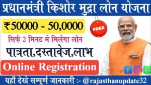 PM Kishor Mudra Loan Scheme New Update